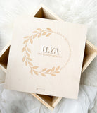 Baby Keepsake Memory Box - Simple Vine Themed