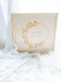 Baby Keepsake Memory Box - Simple Vine Themed