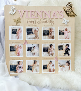 Baby Fairy Themed Photo Board