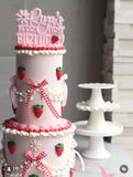 Berry First Birthday Cake Topper