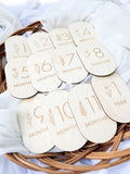 12 Month Baby Milestone Cards