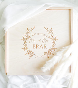 Wedding Keepsake Box