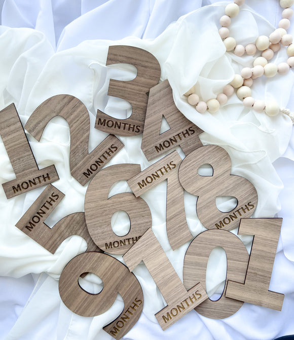 12 Month Baby Milestone Cards