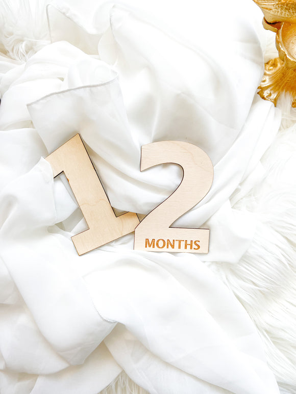 12 Month Baby Milestone Cards