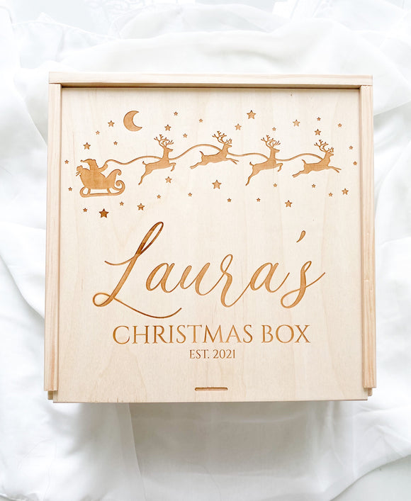 Christmas Engraved Box
