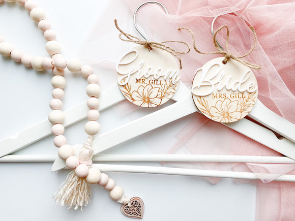 Personalized Bridal Hangers