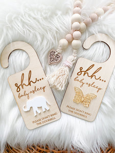 Baby Asleep Door Sign