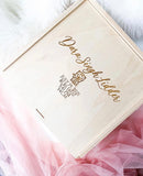 Baby Keepsake Memory Box - Lion or Floral Simple