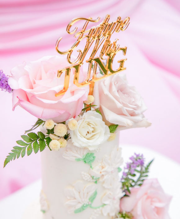 Future Mrs Cake Topper