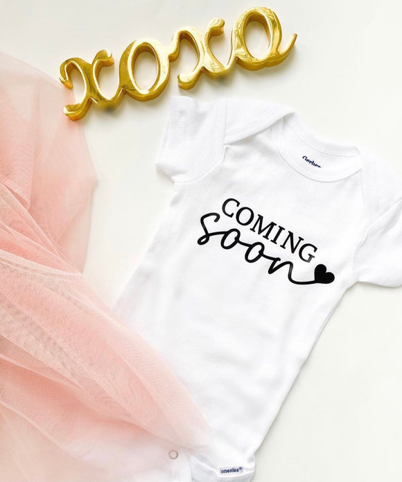 Coming Soon Baby Onesie