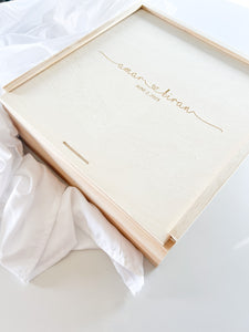 Engraved Wedding Keepsake Box