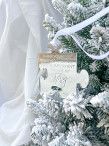 Christmas Teacher Ornament