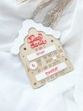 Christmas Santa Wishlist Board