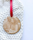 Christmas Engraved Photo Ornaments