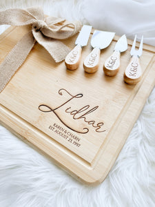 Engraved Bamboo Charcuterie