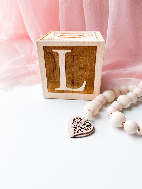 Baby Nursery Block Decor